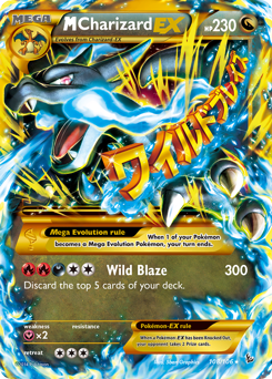 M Charizard-EX #108 M Charizard-EX - Flashfire - #108 - Pokemon TCG card