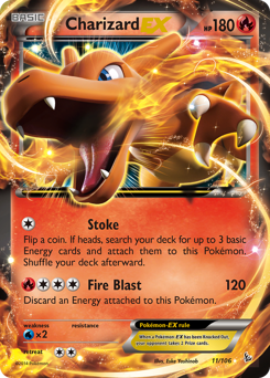 Charizard-EX #11 Charizard-EX - Flashfire - #11 - Pokemon TCG card
