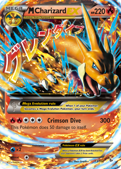 M Charizard-EX #13 M Charizard-EX - Flashfire - #13 - Pokemon TCG card