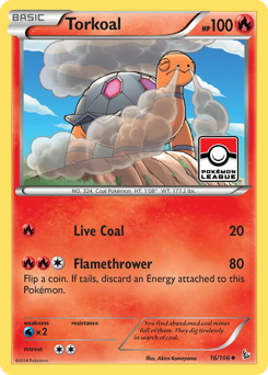 Torkoal #16 Torkoal - Flashfire - #16 - Pokemon TCG card