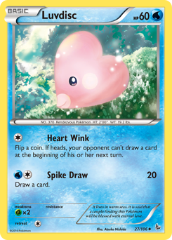 Luvdisc - Flashfire - #27 - Pokemon TCG card
