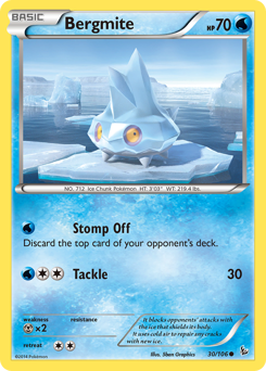 Bergmite - Flashfire - #30 - Pokemon TCG card