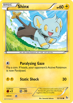 Shinx #32 Shinx - Flashfire - #32 - Pokemon TCG card