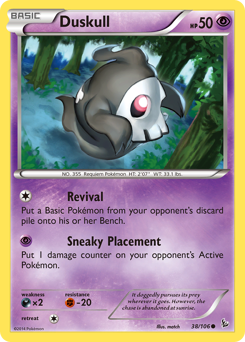 Duskull #38 Duskull - Flashfire - #38 - Pokemon TCG card
