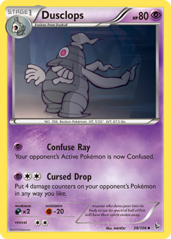 Dusclops #39 Dusclops - Flashfire - #39 - Pokemon TCG card