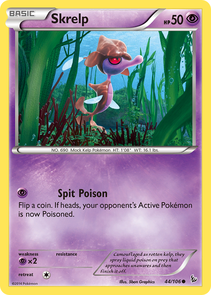 Skrelp - Flashfire - #44 - Pokemon TCG card
