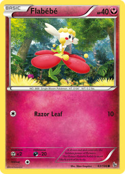 Flabébé - Flashfire - #63 - Pokemon TCG card