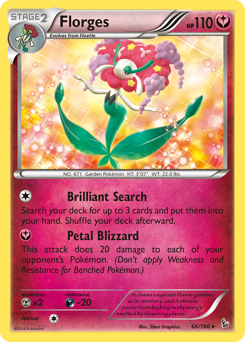 Florges #66 Florges - Flashfire - #66 - Pokemon TCG card