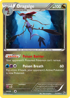 Dragalge - Flashfire - #71 - Pokemon TCG card