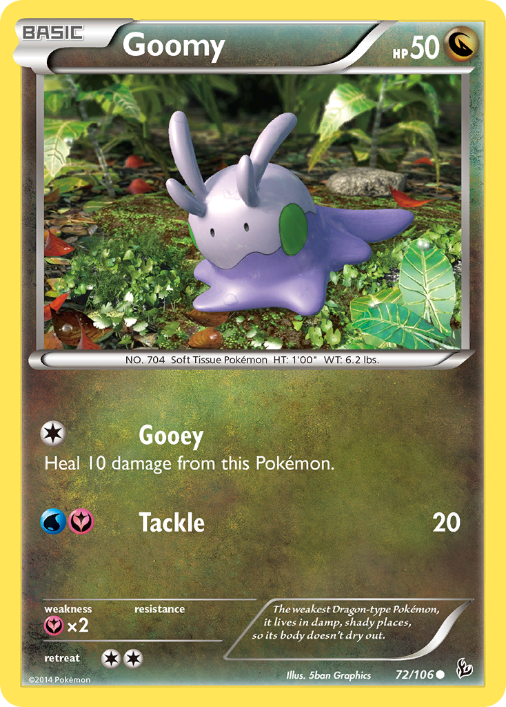 Goomy - Flashfire - #72 - Pokemon TCG card