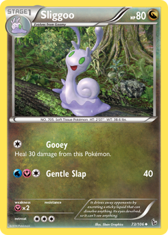 Sliggoo #73 Sliggoo - Flashfire - #73 - Pokemon TCG card