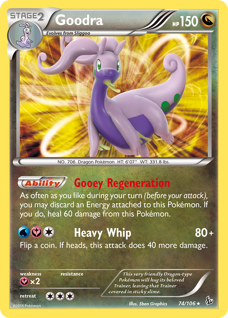 Goodra - Flashfire - #74 - Pokemon TCG card