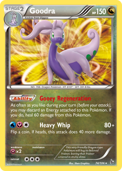 Goodra #74 Goodra - Flashfire - #74 - Pokemon TCG card