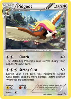 Pidgeot #77 Pidgeot - Flashfire - #77 - Pokemon TCG card