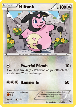 Miltank - Flashfire - #83 - Pokemon TCG card