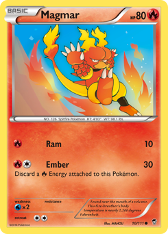 Magmar - Furious Fists - #10 - Pokemon TCG card