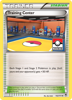 Training Center - Furious Fists - #102 - Pokemon TCG card