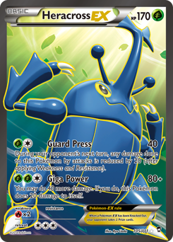 Heracross-EX - Furious Fists - #105 - Pokemon TCG card