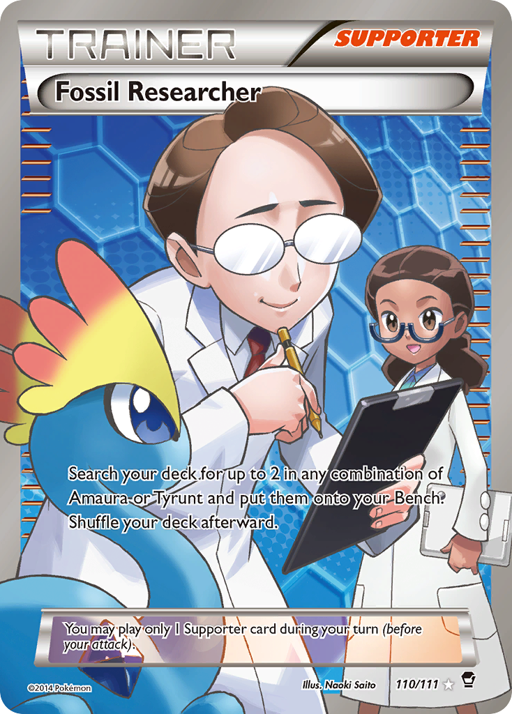 Fossil Researcher - Furious Fists - #110 - Pokemon TCG card