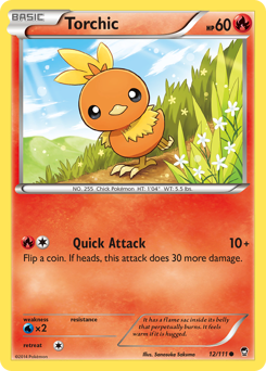 Torchic #12 Torchic - Furious Fists - #12 - Pokemon TCG card