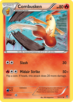 Combusken - Furious Fists - #13 - Pokemon TCG card