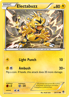 Electabuzz - Furious Fists - #29 - Pokemon TCG card