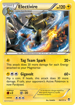 Electivire #30 Electivire - Furious Fists - #30 - Pokemon TCG card