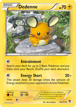 Dedenne #34 Dedenne - Furious Fists - #34 - Pokemon TCG card