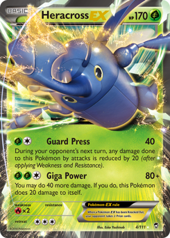 Heracross-EX - Furious Fists - #4 - Pokemon TCG card
