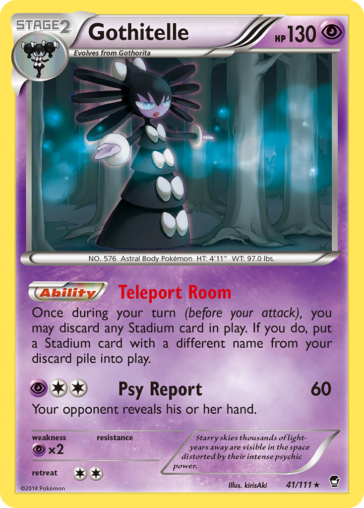 Gothitelle - Furious Fists - #41 - Pokemon TCG card