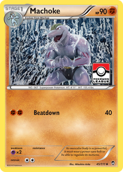 Machoke #45 Machoke - Furious Fists - #45 - Pokemon TCG card