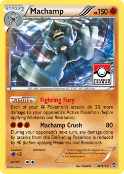 Machamp - Furious Fists - #46 - Pokemon TCG card