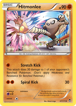 Hitmonlee #47 Hitmonlee - Furious Fists - #47 - Pokemon TCG card