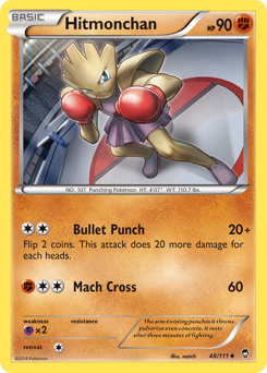 Hitmonchan - Furious Fists - #48 - Pokemon TCG card