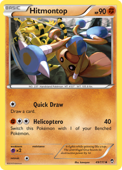 Hitmontop #49 Hitmontop - Furious Fists - #49 - Pokemon TCG card