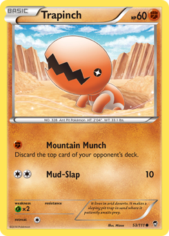 Trapinch - Furious Fists - #53 - Pokemon TCG card