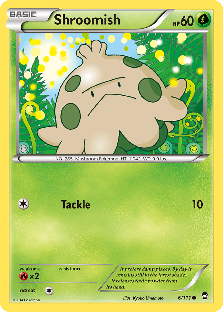 Shroomish - Furious Fists - #6 - Pokemon TCG card