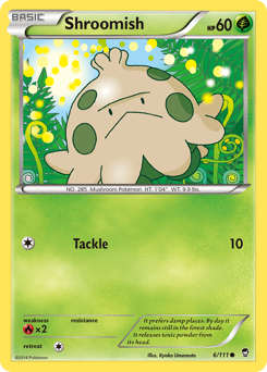 Shroomish #6 Shroomish - Furious Fists - #6 - Pokemon TCG card