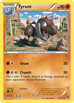 Tyrunt #61 Tyrunt - Furious Fists - #61 - Pokemon TCG card