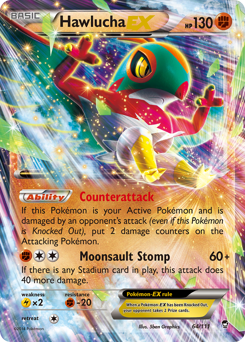 Hawlucha-EX #64 Hawlucha-EX - Furious Fists - #64 - Pokemon TCG card