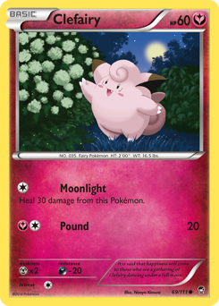 Clefairy - Furious Fists - #69 - Pokemon TCG card