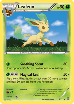 Leafeon #7 Leafeon - Furious Fists - #7 - Pokemon TCG card