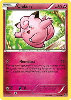 Clefairy - Furious Fists - #70 - Pokemon TCG card