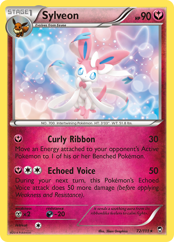 Sylveon - Furious Fists - #72 - Pokemon TCG card