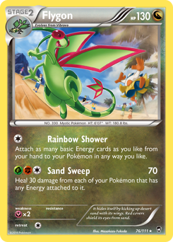 Flygon #76 Flygon - Furious Fists - #76 - Pokemon TCG card