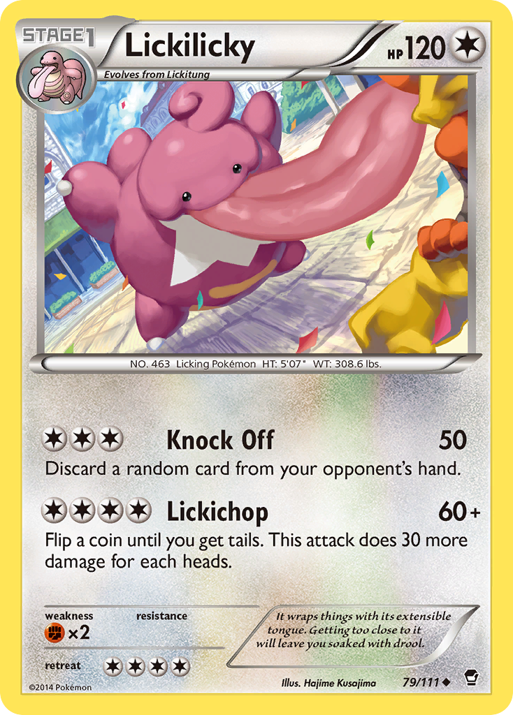 Lickilicky - Furious Fists - #79 - Pokemon TCG card