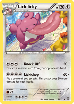 Lickilicky #79 Lickilicky - Furious Fists - #79 - Pokemon TCG card