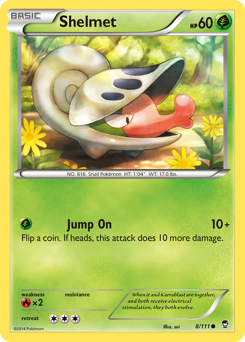 Shelmet - Furious Fists - #8 - Pokemon TCG card