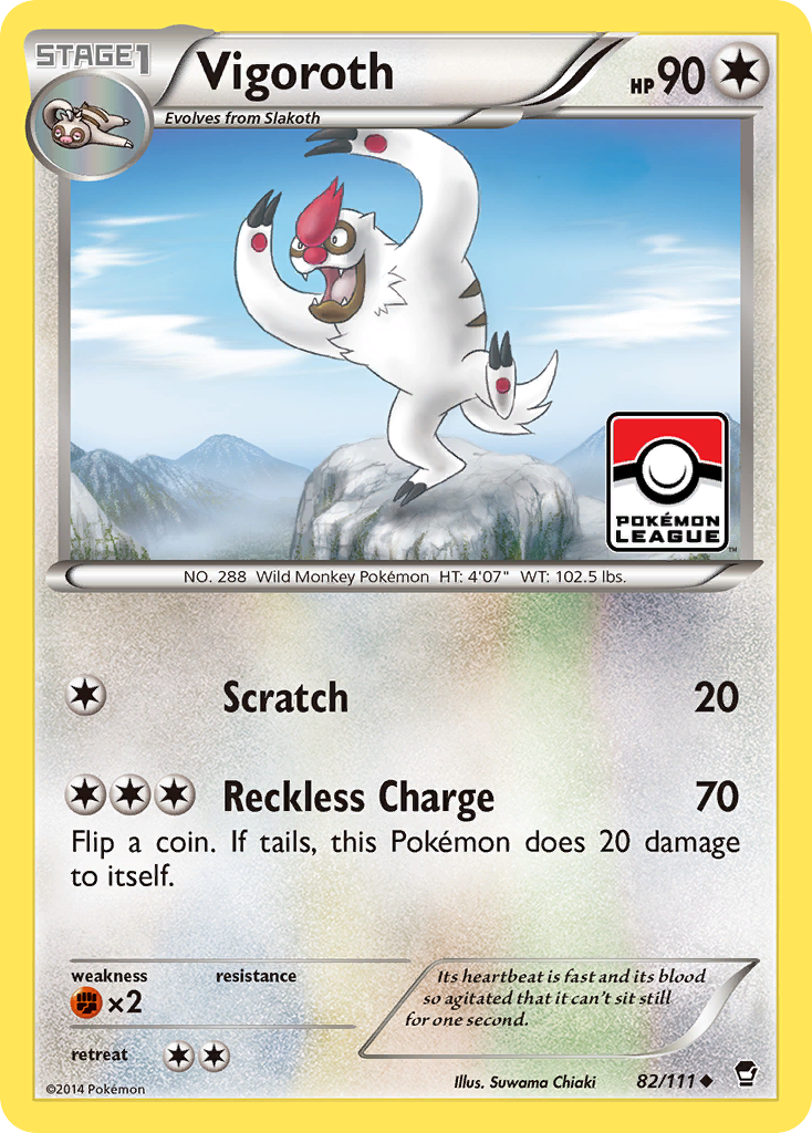 Vigoroth - Furious Fists - #82 - Pokemon TCG card