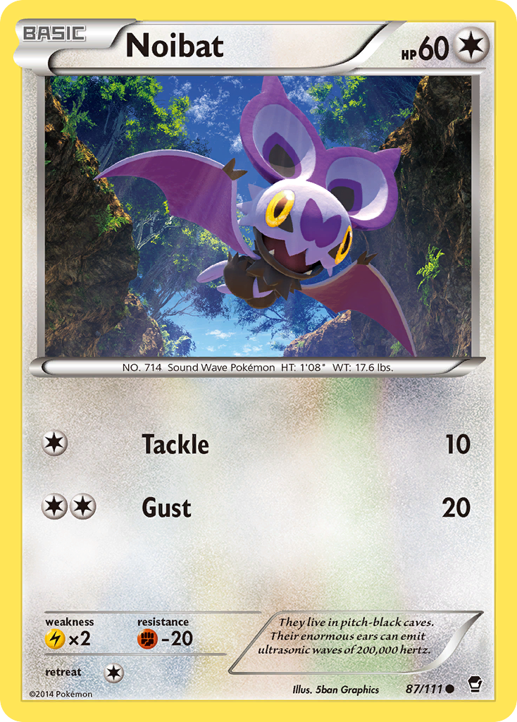 Noibat - Furious Fists - #87 - Pokemon TCG card